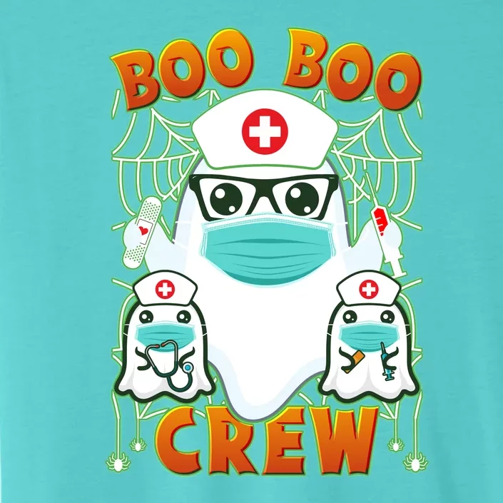 Funny Halloween Ghost Nurse Boo Boo Crew ChromaSoft Performance T-Shirt