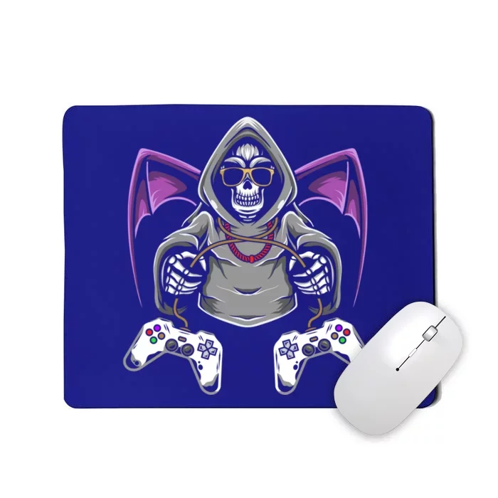 Funny Halloween Gamer Skeleton Costume Cool Gift Mousepad