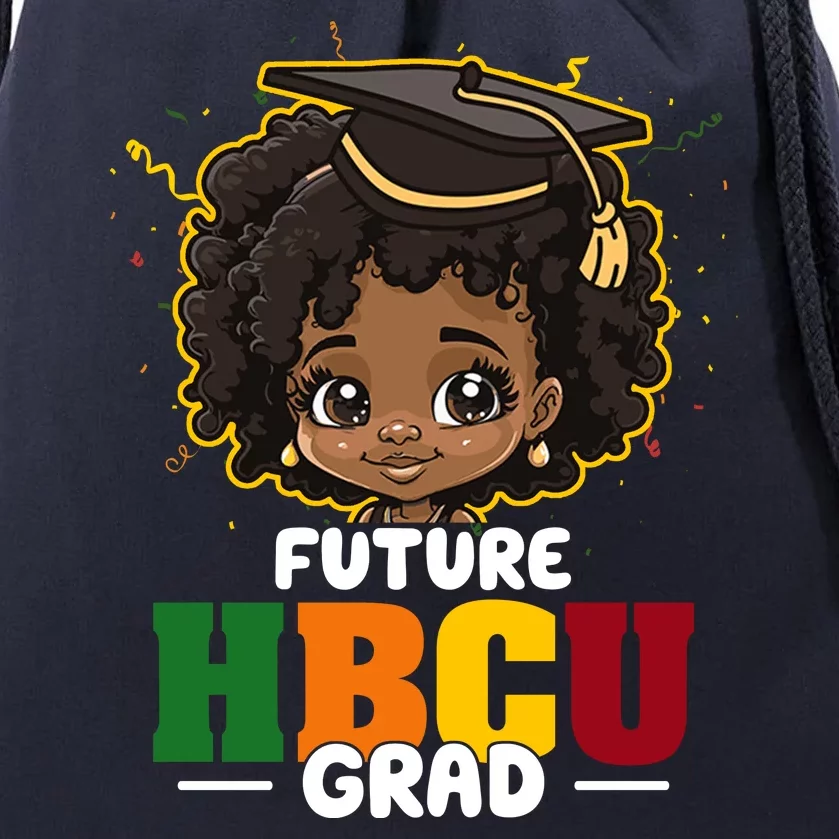 Future Hbcu Grad Girl Graduation Historically Black College Drawstring Bag