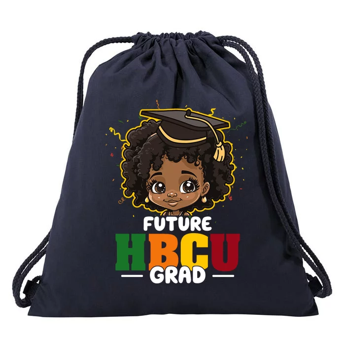 Future Hbcu Grad Girl Graduation Historically Black College Drawstring Bag