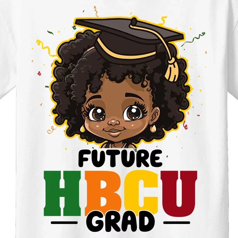 Future Hbcu Grad Girl Graduation Historically Black College Kids T-Shirt