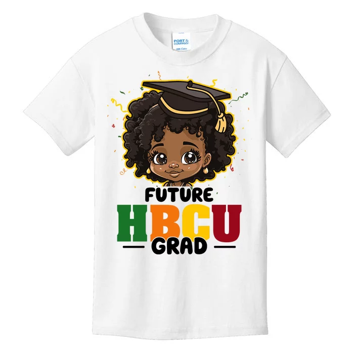 Future Hbcu Grad Girl Graduation Historically Black College Kids T-Shirt