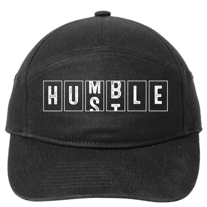 Funny Hustle Gift For Men And Women Cool Humble Odometer 7-Panel Snapback Hat