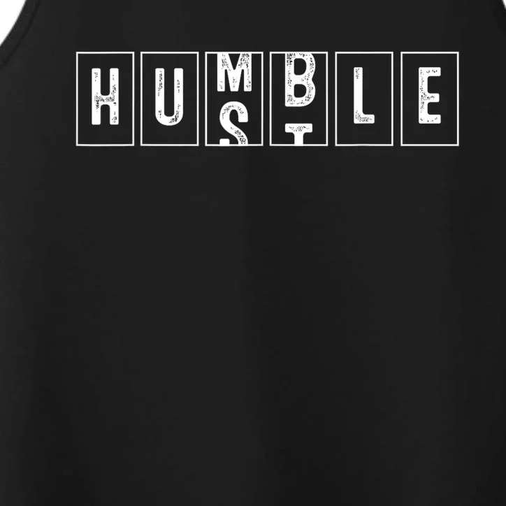 Funny Hustle Gift For Men And Women Cool Humble Odometer Performance Tank