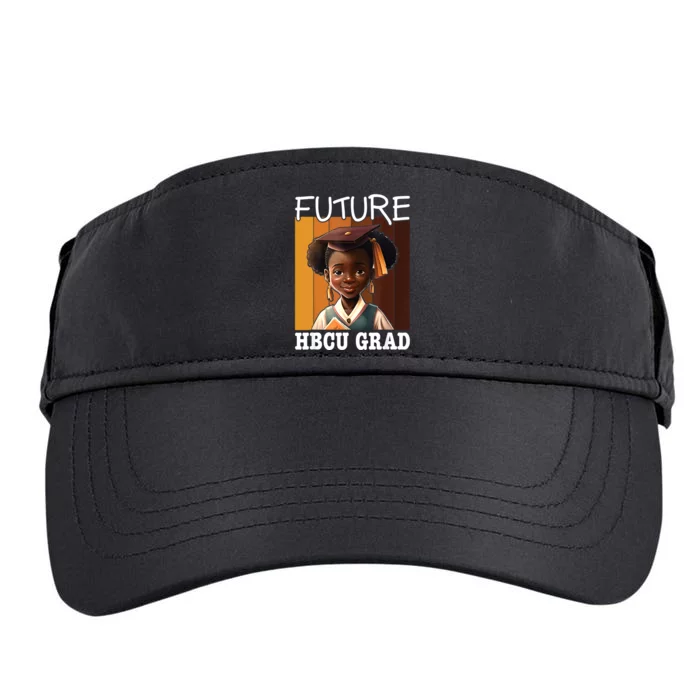 Future HBCU Grad History Black College Adult Drive Performance Visor