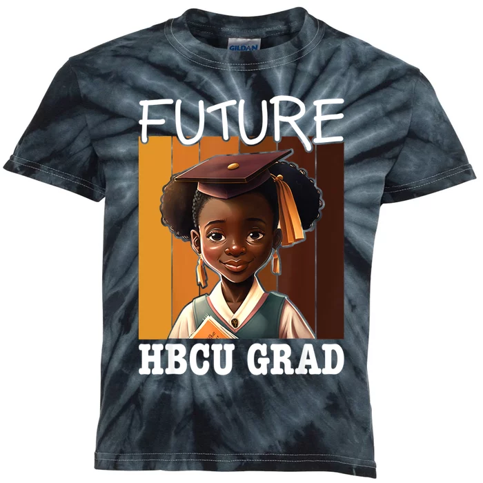 Future HBCU Grad History Black College Kids Tie-Dye T-Shirt