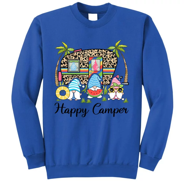 Funny Happy Gnome Camper Cute Meaningful Gift Sweatshirt