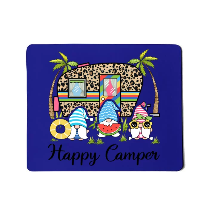 Funny Happy Gnome Camper Cute Meaningful Gift Mousepad