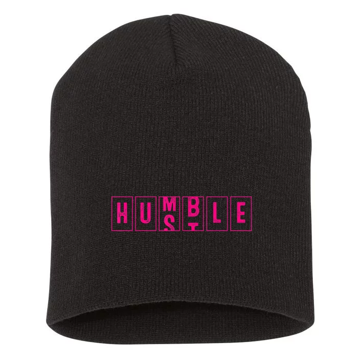 Funny Hustle Gift For Men And Women Cool Humble Odometer Short Acrylic Beanie