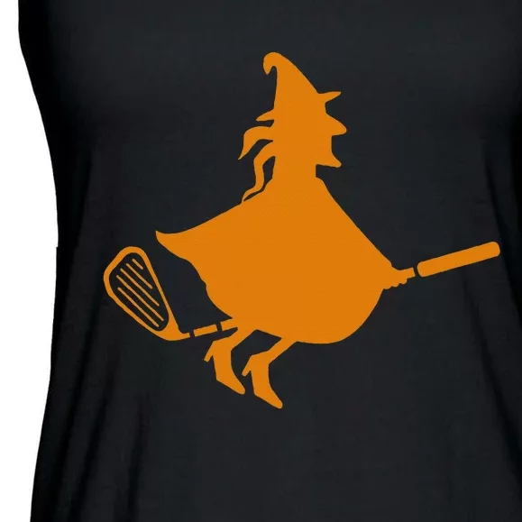 Funny Halloween Golf Halloween Golf Club Ladies Essential Flowy Tank