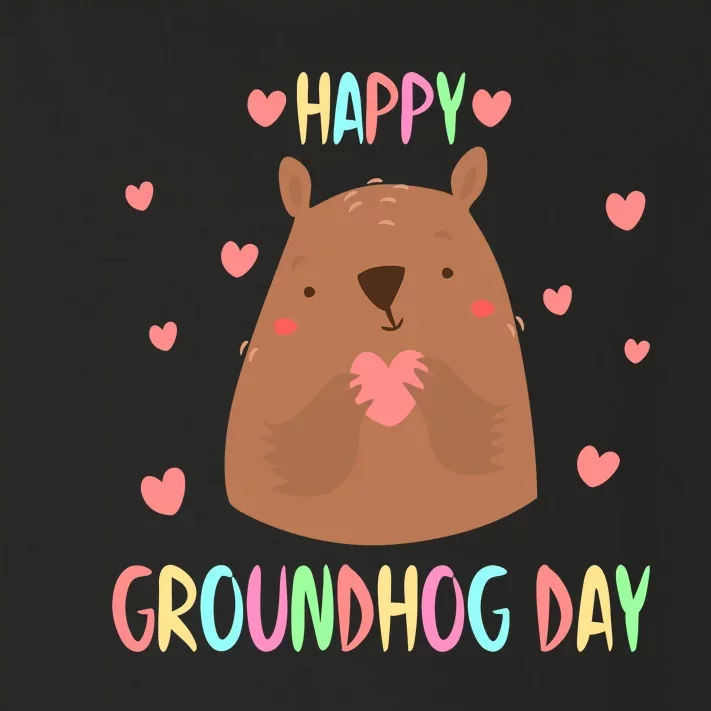 Funny Happy Groundhog Day 2024 Toddler Long Sleeve Shirt