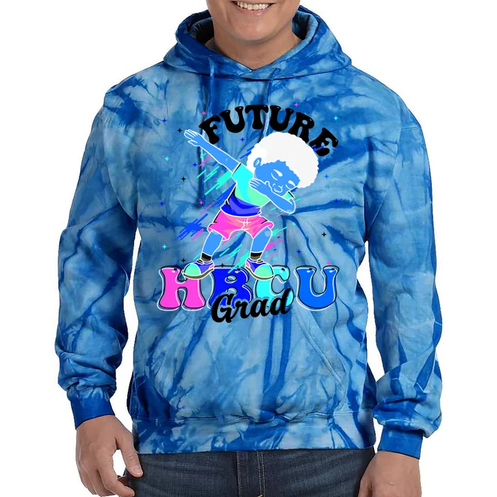 Future Hbcu Grad Graduate Afro Black Juneteenth African Funny Gift Tie Dye Hoodie