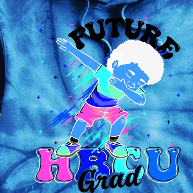 Future Hbcu Grad Graduate Afro Black Juneteenth African Funny Gift Tie Dye Hoodie