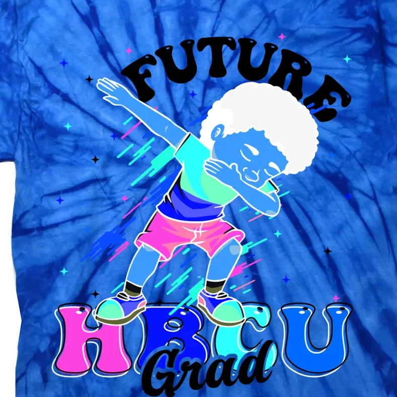 Future Hbcu Grad Graduate Afro Black Juneteenth African Funny Gift Tie-Dye T-Shirt