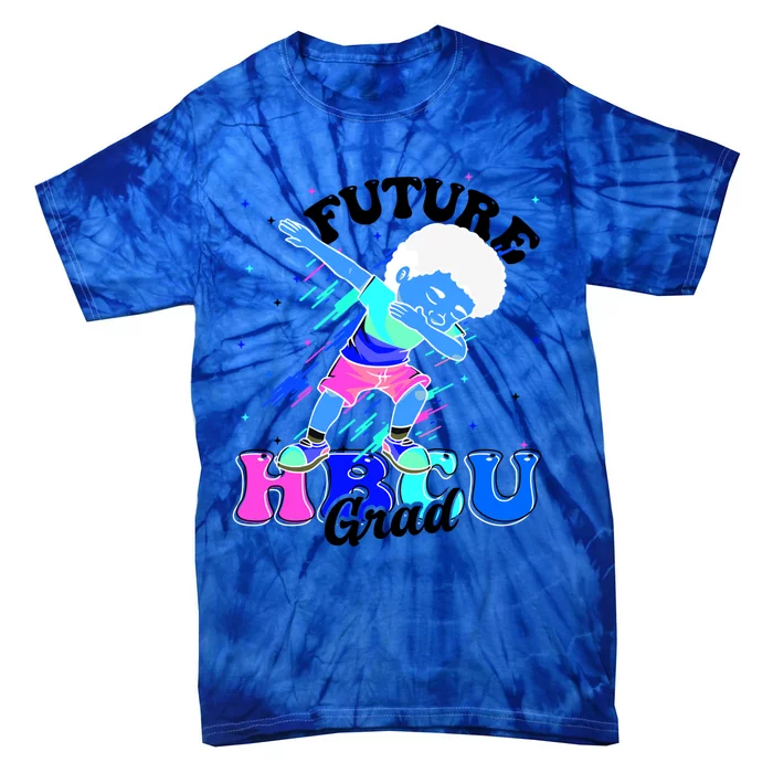 Future Hbcu Grad Graduate Afro Black Juneteenth African Funny Gift Tie-Dye T-Shirt