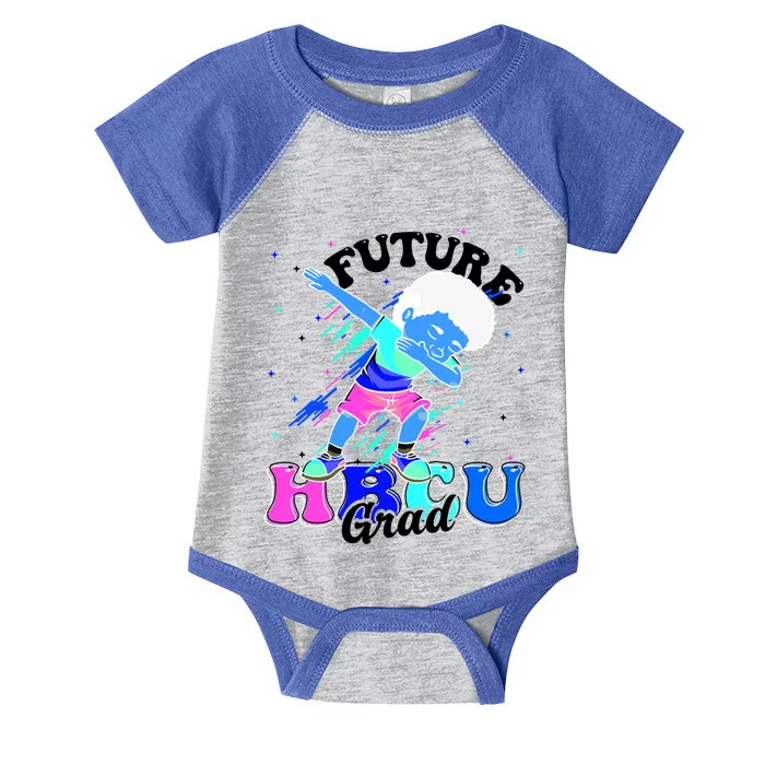 Future Hbcu Grad Graduate Afro Black Juneteenth African Funny Gift Infant Baby Jersey Bodysuit