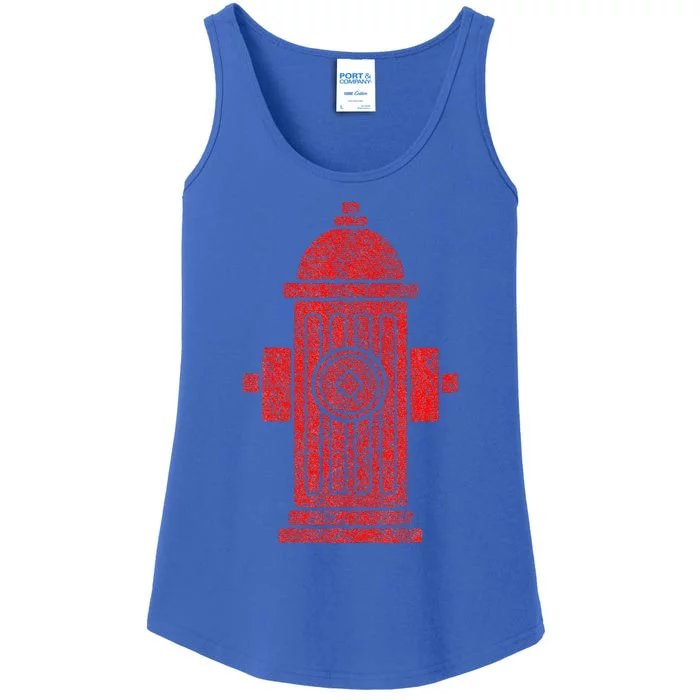 FIRE HYDRANT HALLOWEEN COSTUME PRETEND IM A FIRE HYDRANT Ladies Essential Tank