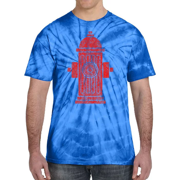 FIRE HYDRANT HALLOWEEN COSTUME PRETEND IM A FIRE HYDRANT Tie-Dye T-Shirt