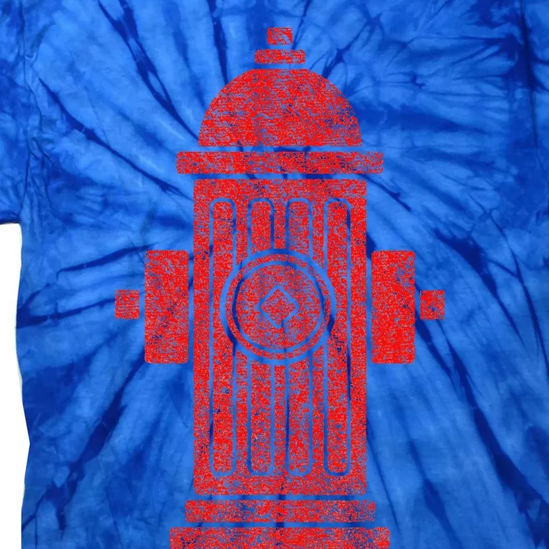 FIRE HYDRANT HALLOWEEN COSTUME PRETEND IM A FIRE HYDRANT Tie-Dye T-Shirt