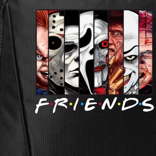 Friends Halloween Horror Squad Parody City Backpack