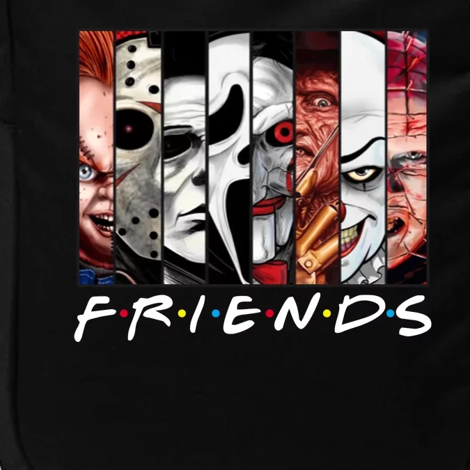 Friends Halloween Horror Squad Parody Impact Tech Backpack