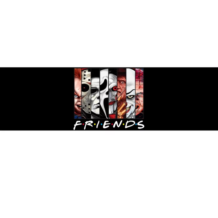 Friends Halloween Horror Squad Parody Bumper Sticker