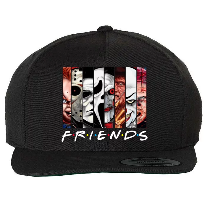 Friends Halloween Horror Squad Parody Wool Snapback Cap