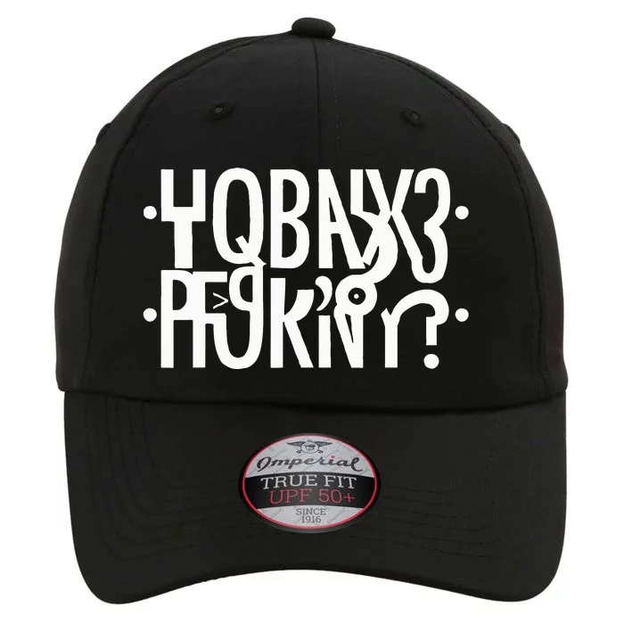 Funny Horny Hidden Message Horny Reflexed Secret Message The Original Performance Cap