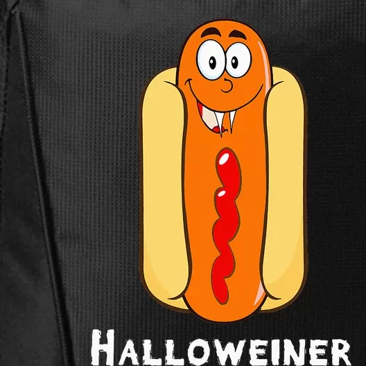 Funny Halloween Hot Dog Costume Halloweiner Party Weiner City Backpack