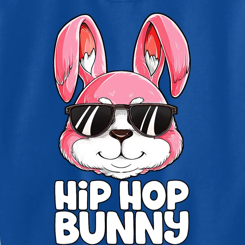 Funny Hip Hop Bunny Easter Rabbit Lover Funny Gift Kids Sweatshirt