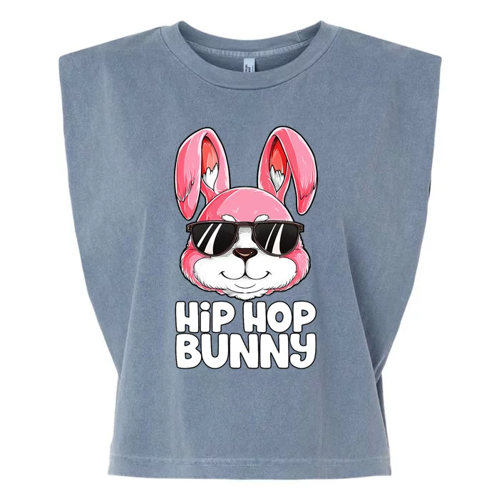 Funny Hip Hop Bunny Easter Rabbit Lover Funny Gift Garment-Dyed Women's Muscle Tee