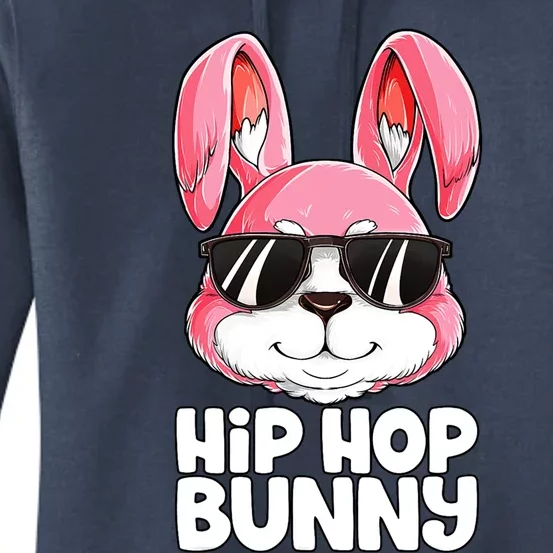 Funny Hip Hop Bunny Easter Rabbit Lover Funny Gift Women's Pullover Hoodie