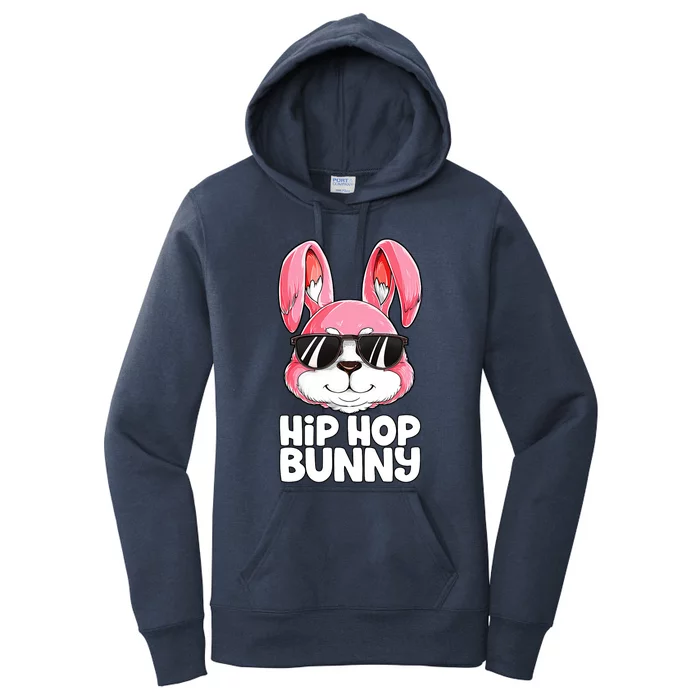 Funny Hip Hop Bunny Easter Rabbit Lover Funny Gift Women's Pullover Hoodie