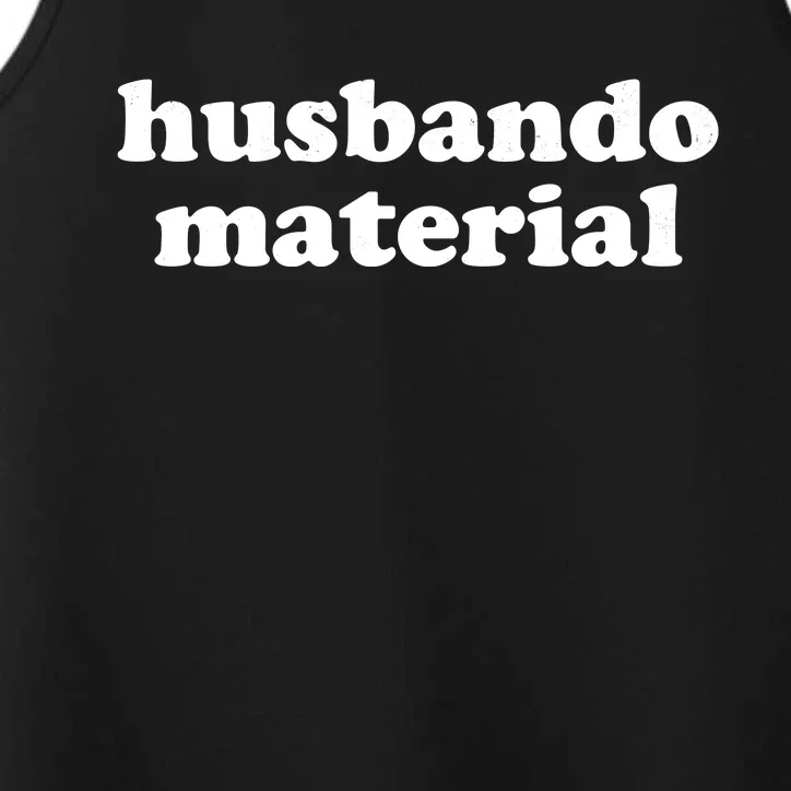 Funny Husbando Husband Material Anime Fan Performance Tank