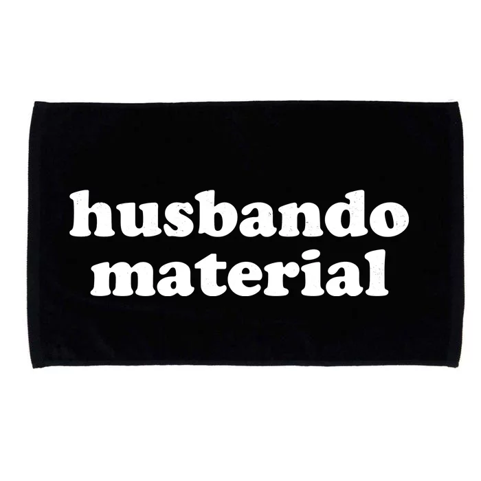 Funny Husbando Husband Material Anime Fan Microfiber Hand Towel