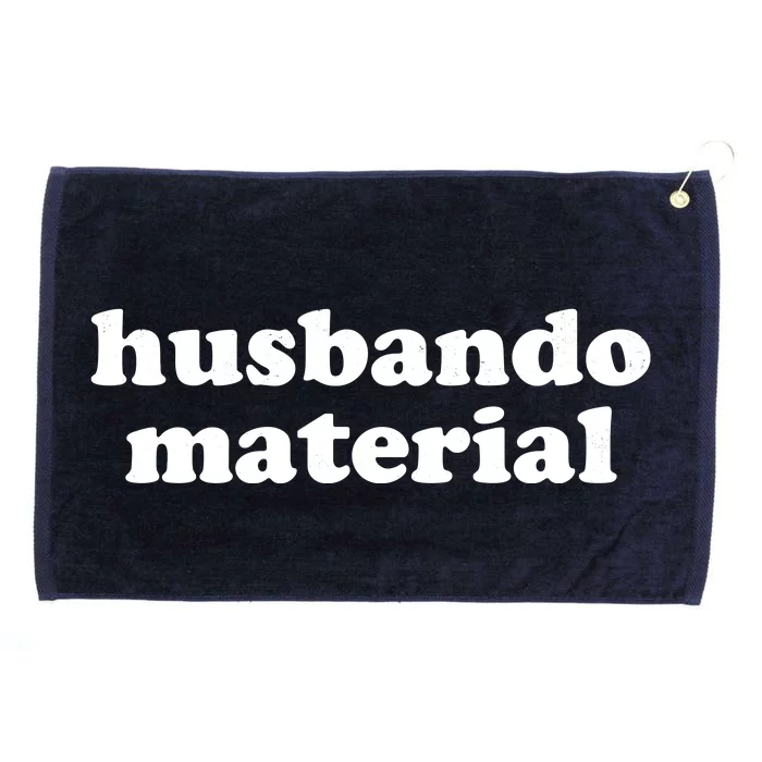 Funny Husbando Husband Material Anime Fan Grommeted Golf Towel