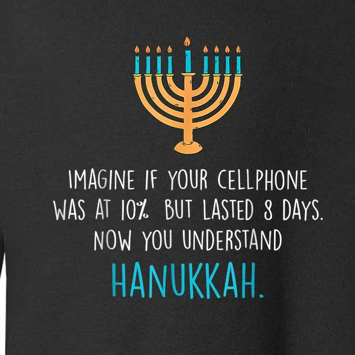 Funny Happy Hanukkah Jewish Holiday Channukah Jew Fun Happy Hanukkah Toddler Sweatshirt