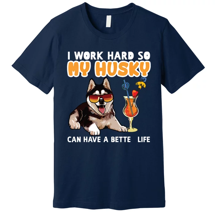 Funny Husky Husky Lovers Gifts Premium T-Shirt