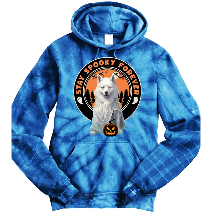 Funny Halloween Husky Stay Spooky Forever Costume Dog Lover Funny Gift Tie Dye Hoodie