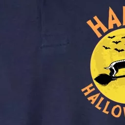 Funny Happy Halloweiner Dachshund Lover Softstyle Adult Sport Polo