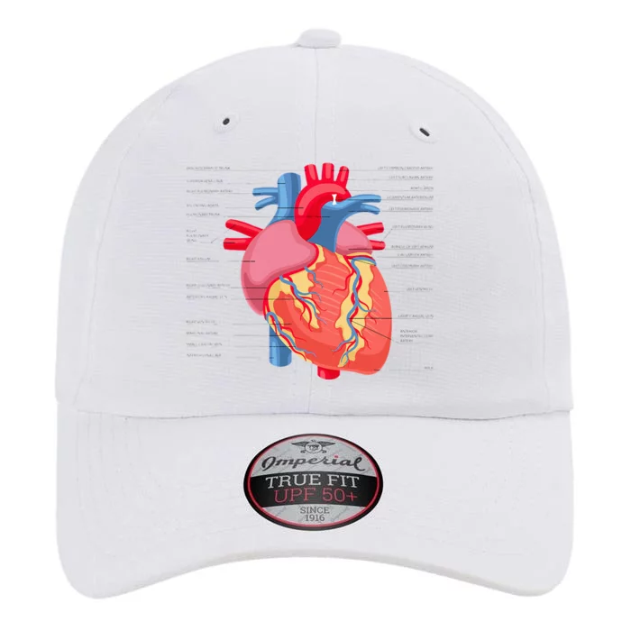 Funny Human Heart Anatomy Anatomical Heart The Original Performance Cap