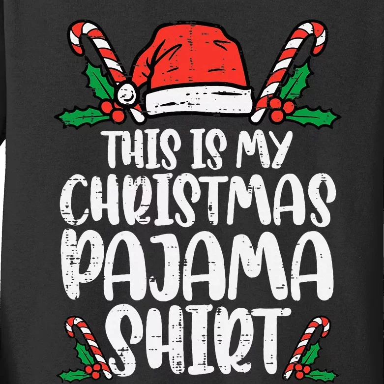 Festive Holiday Humor for the Whole Family Kids Long Sleeve Shirt