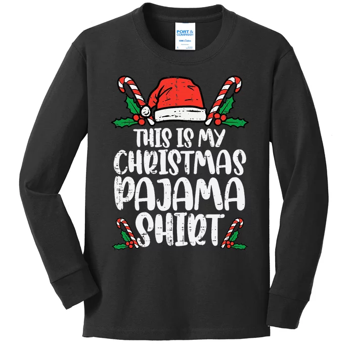 Festive Holiday Humor for the Whole Family Kids Long Sleeve Shirt