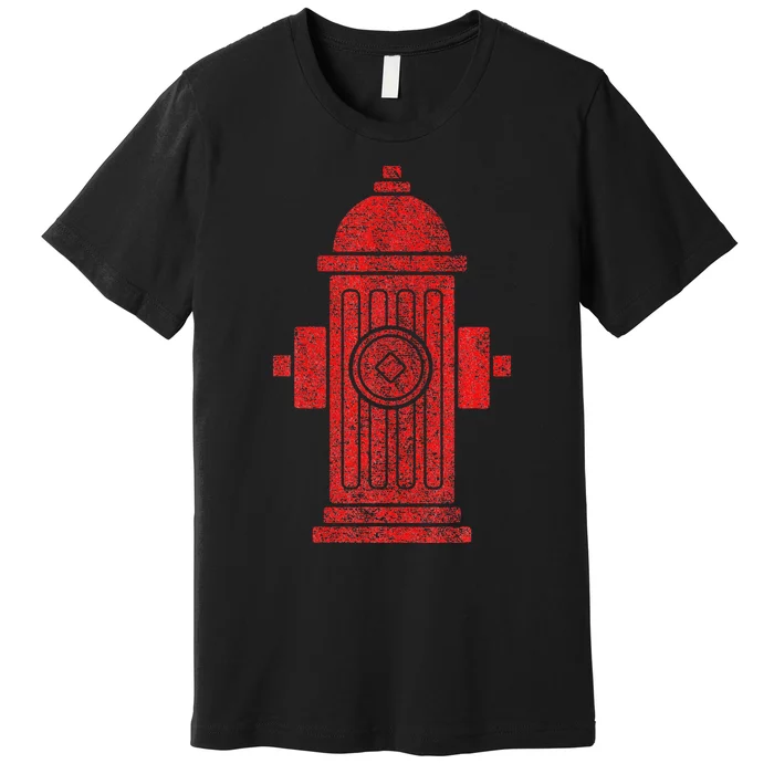 FIRE HYDRANT HALLOWEEN COSTUME PRETEND I'M A FIRE HYDRANT Premium T-Shirt