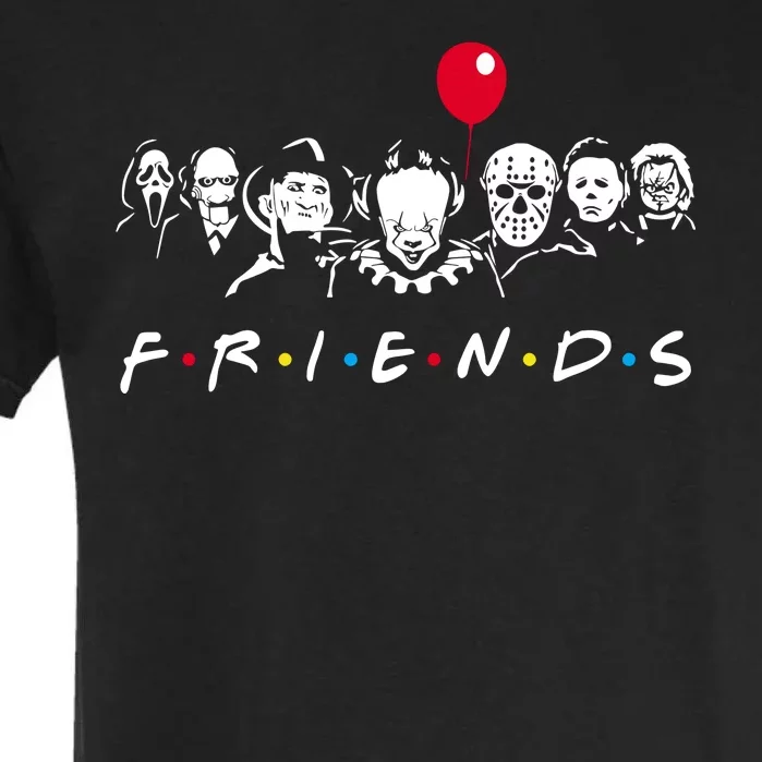 Friends Halloween Horror Garment-Dyed Heavyweight T-Shirt