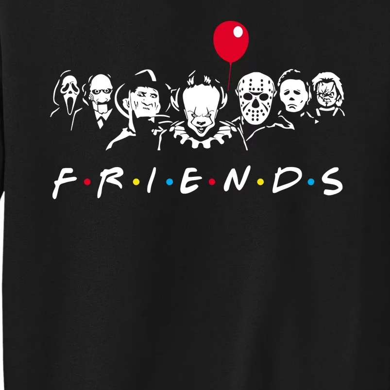 Friends Halloween Horror Tall Sweatshirt