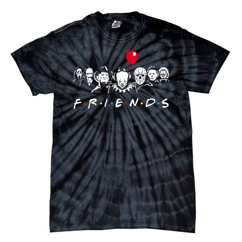 Friends Halloween Horror Tie-Dye T-Shirt