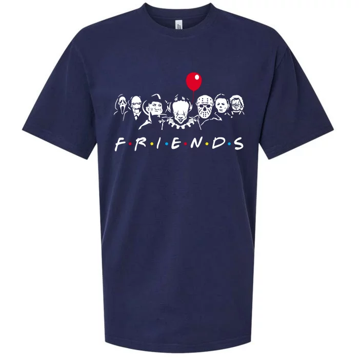 Friends Halloween Horror Sueded Cloud Jersey T-Shirt