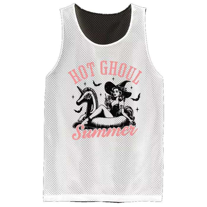 Funny Halloween Hot Ghoul Summer Summerween Mesh Reversible Basketball Jersey Tank