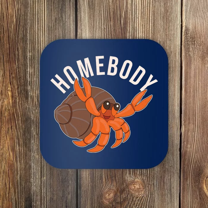 Funny Homebody Hermit Crab Coaster